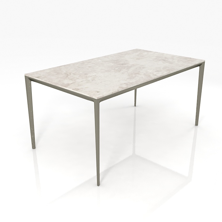 Table 3D model large preview