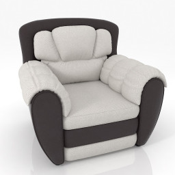 3D Armchair preview
