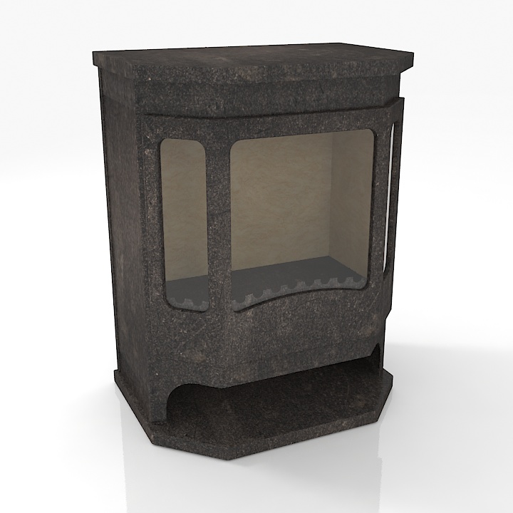 Stove 3D model large preview