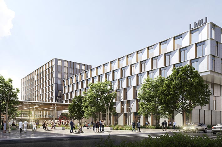Grosshadern Ludwig Maximilian University Clinic Campus, Munich, Germany
