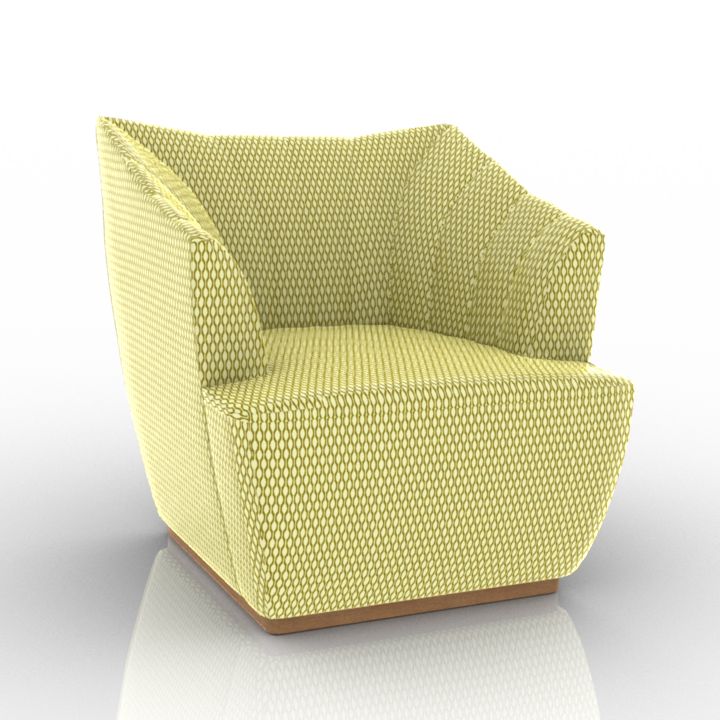 Armchair 3D model large preview