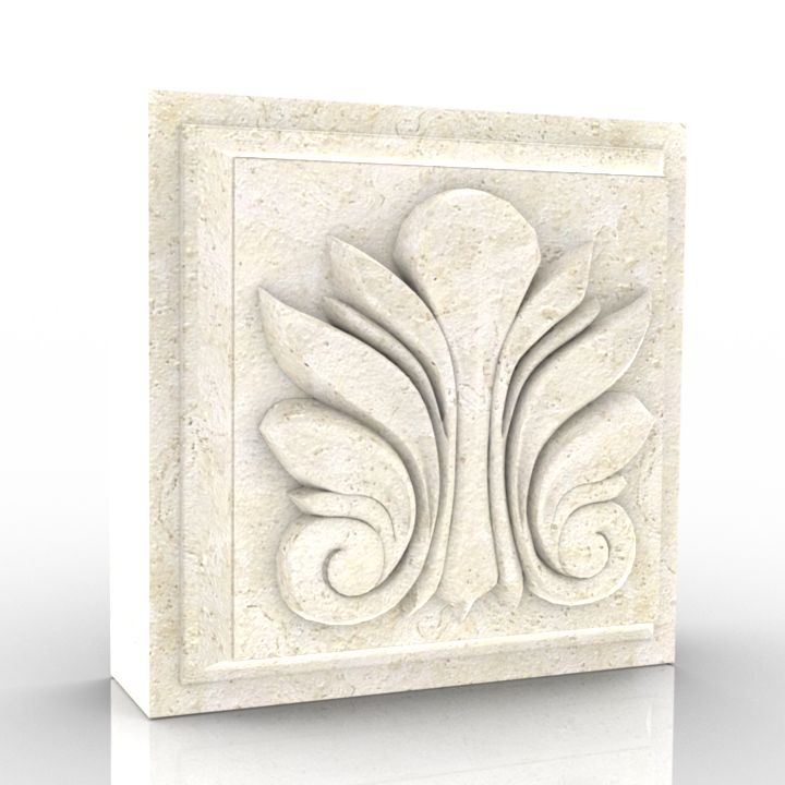 rosette decor molding 3D Model Preview #00722128