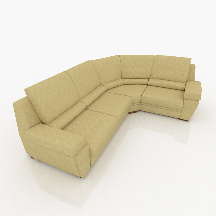 Sofa 3D model large preview