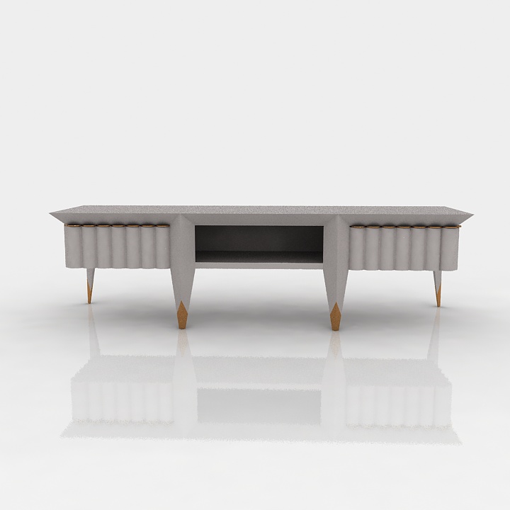 turri orion tv stand 3D Model Preview #b13f5db2