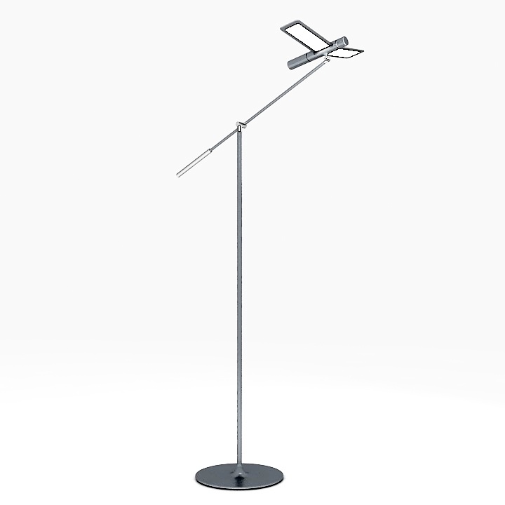 seagull led floor lamp 3D Model Preview #418e7219