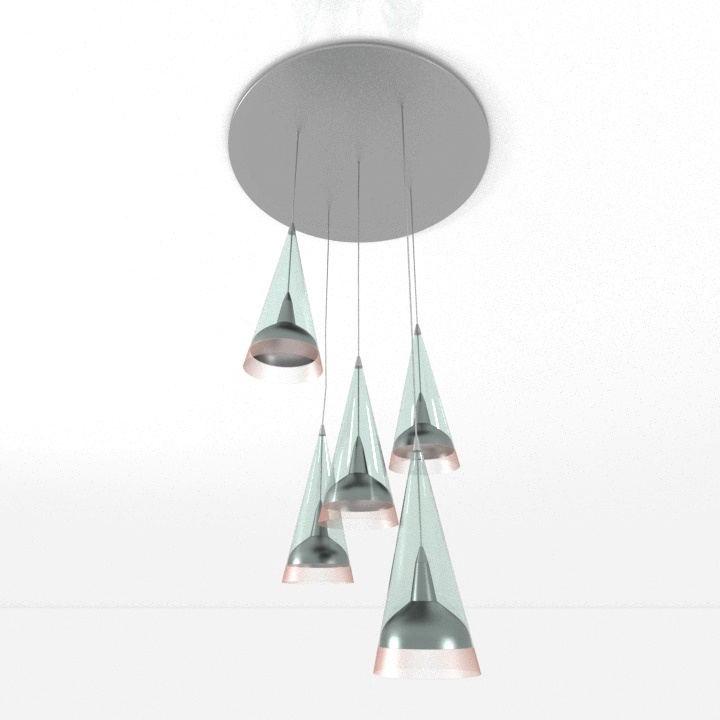 luster rossini decorativo moderno chandelier 3D Model Preview #99d63891