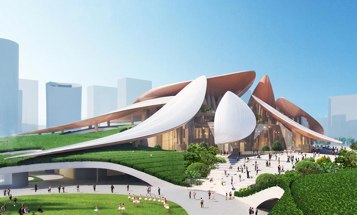Anji Culture and Art Center, China