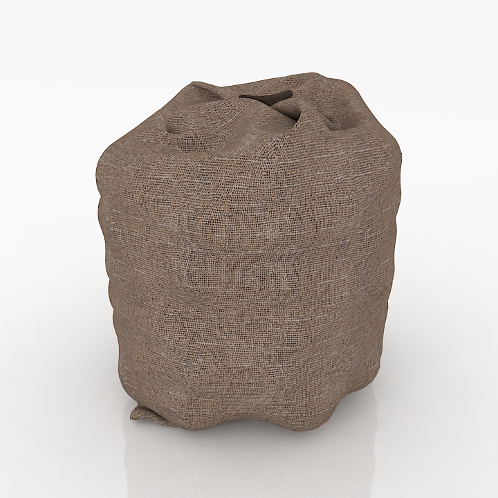 sack of potatoes 4 3D Model Preview #c53c4c59