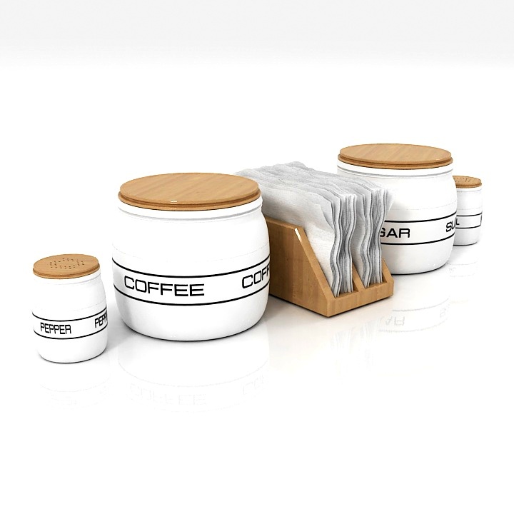 tableware set 3D Model Preview #dcf7d25b