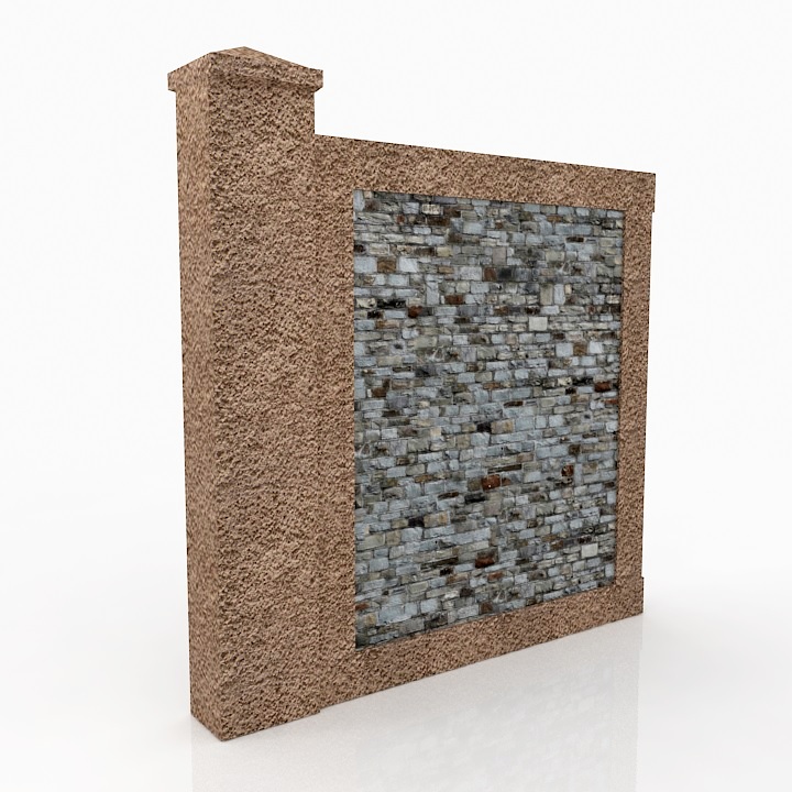 Fence 3D model large preview