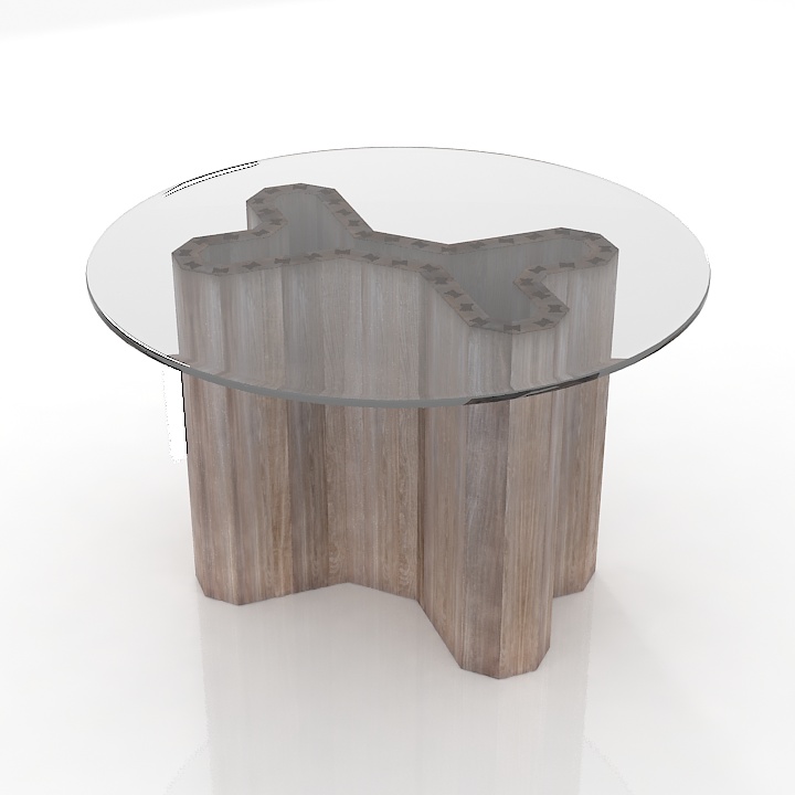 Table 3D model large preview
