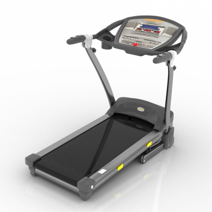 running machine gym equipment 3D Model Preview #779c2887