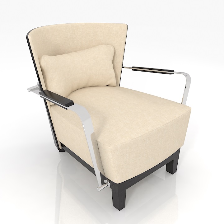 Armchair 3D model large preview