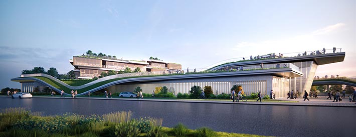 "Grassland Village" school by 10 Design, Hangzhou, China