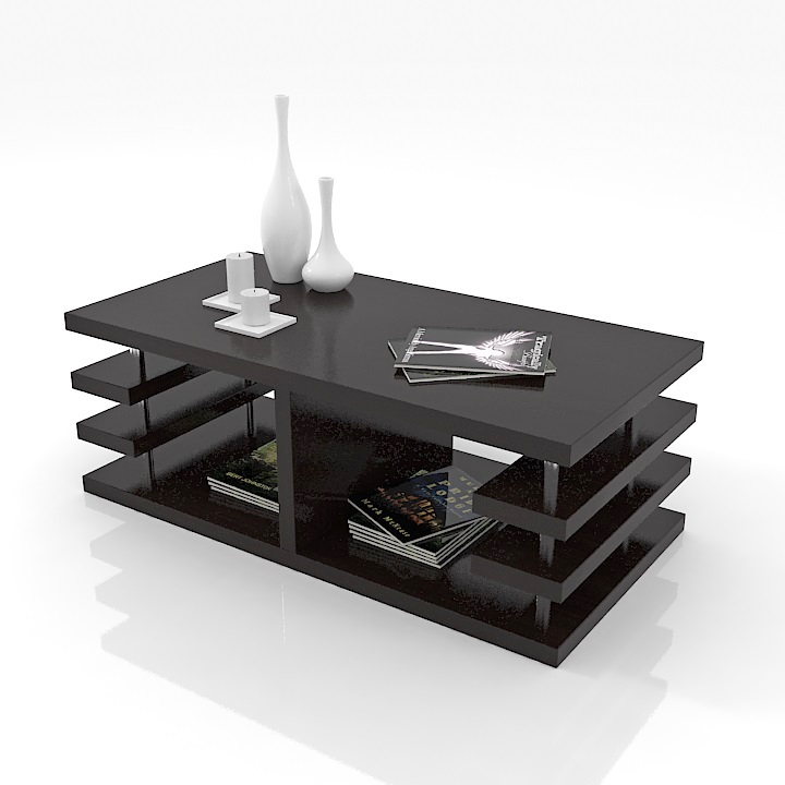 wayfair coffee table 02 3D Model Preview #2730009d