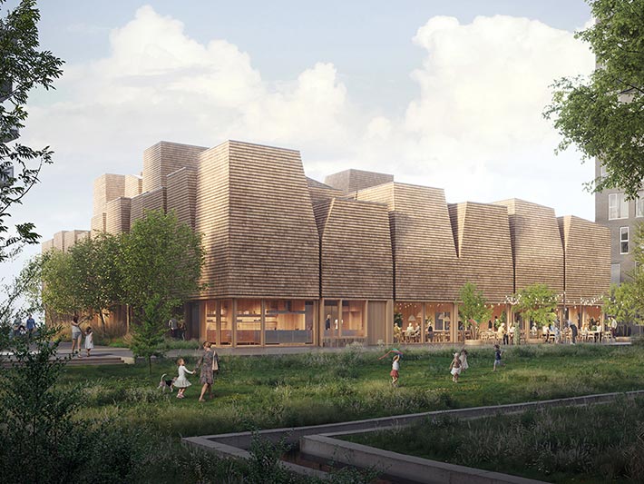Ørestad Church by Henning Larsen, Copenhagen, Denmark
