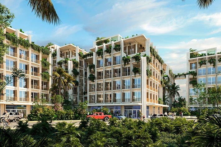 Waltham neighborhood, Playa del Carmen, Mexico