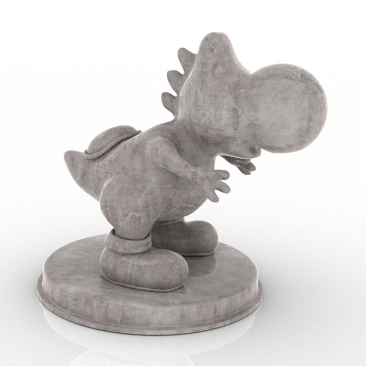 yoshi figurine decor sculpture 3D Model Preview #bb88f269