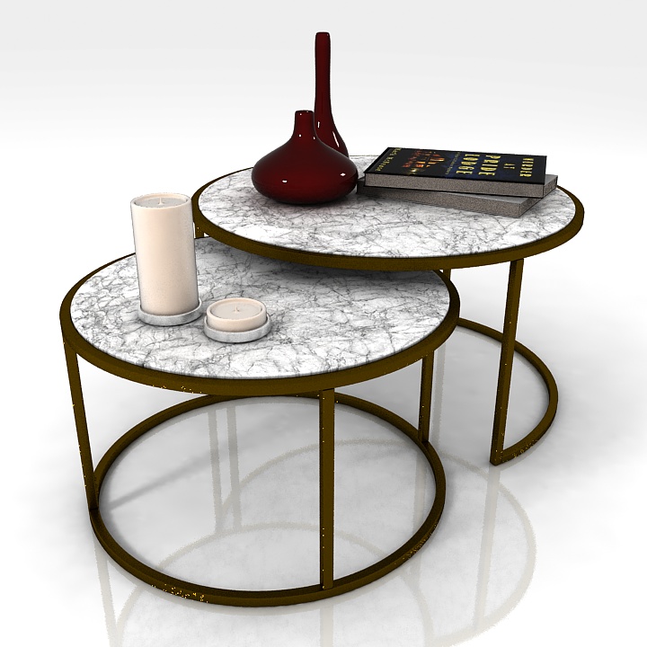 wayfair coffee table 07 3D Model Preview #eff3e867