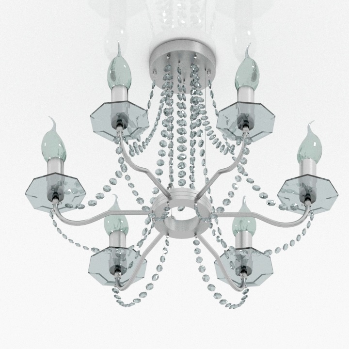 luster wunderlicht star dust w11698-36ch chandelier 3D Model Preview #ce1426c6