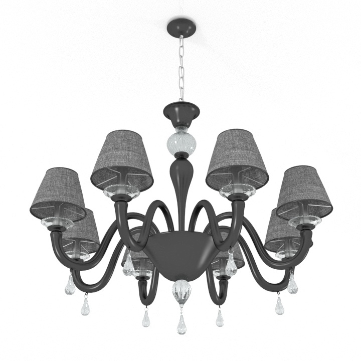 luster vetrilamp s.r.l. risoluzione 928-8 chandelier 3D Model Preview #8f071209