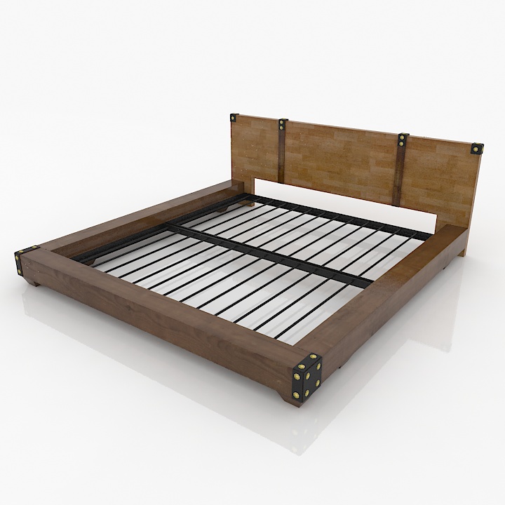 yaziko bed 3D Model Preview #f06799ec