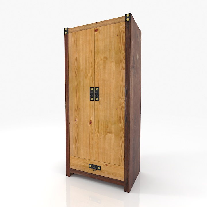 yaziko wardrobe 3D Model Preview #f2b325a5