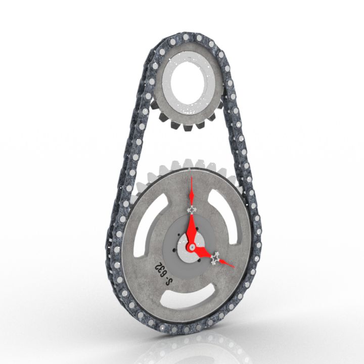 wall clock ind 3D Model Preview #b5499579