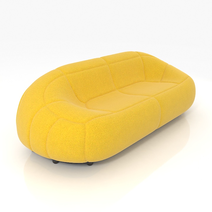 Sofa 3D model large preview