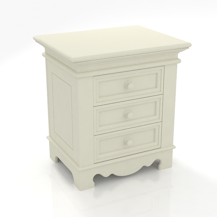 beautiful dreams nightstand 3D Model Preview #81f7dad9