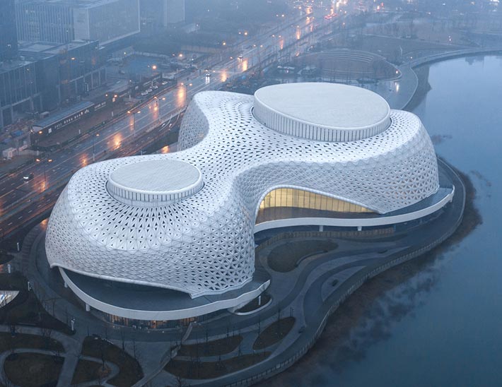 Golden Sands Lake Grand Theater, Hangzhou, China