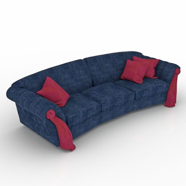 Sofa 3D model large preview