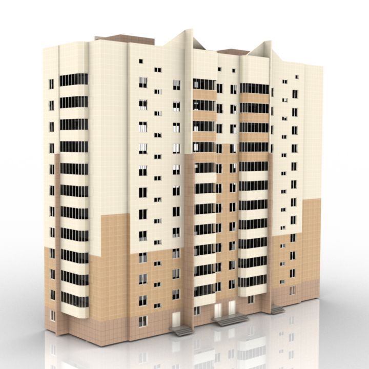 House 3D model large preview