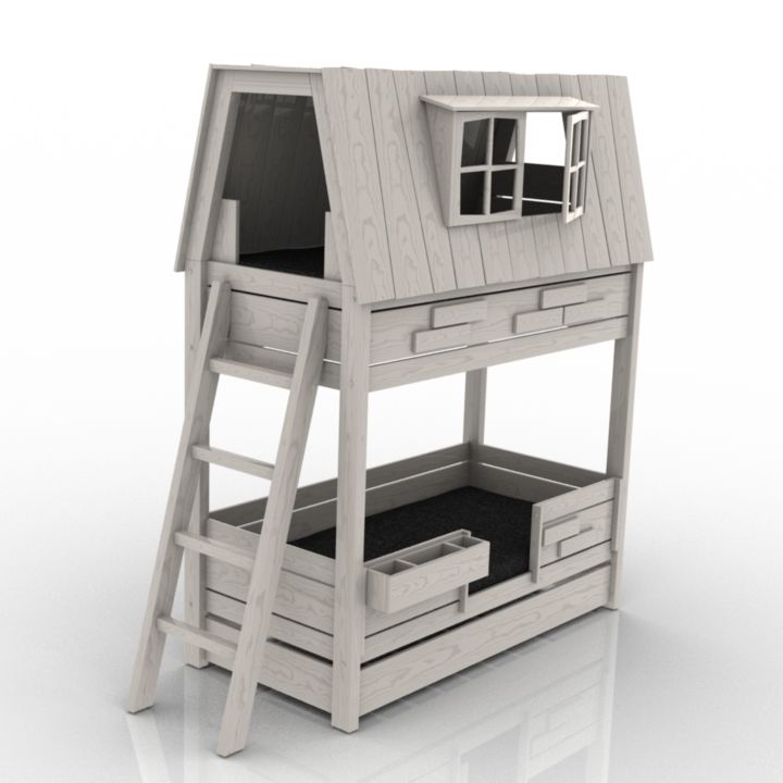 bed childrens room 3D Model Preview #ed4c178e