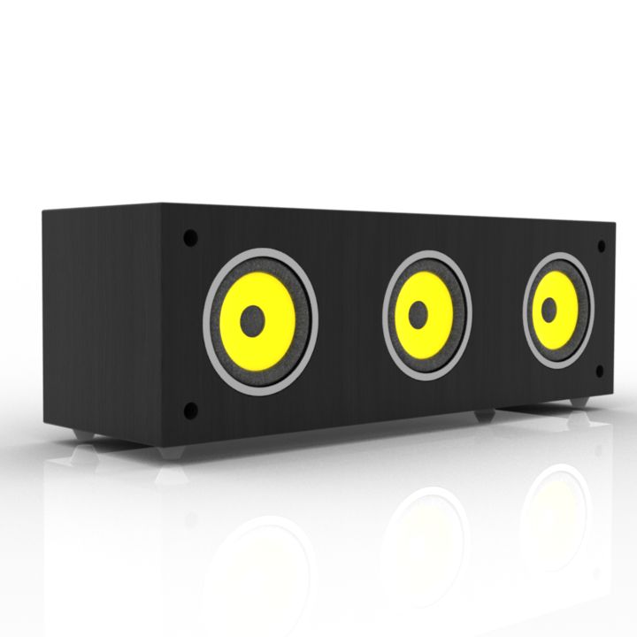 Speaker 3D model large preview