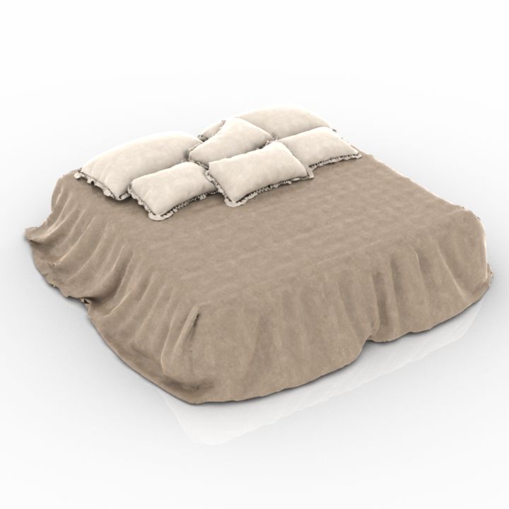 bed clotch classica 3D Model Preview #52413125