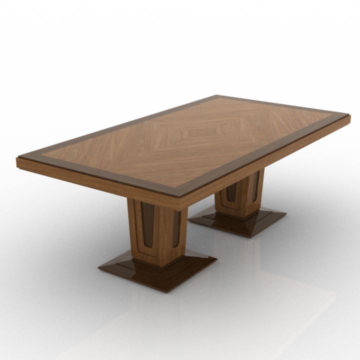 Table 3D model large preview
