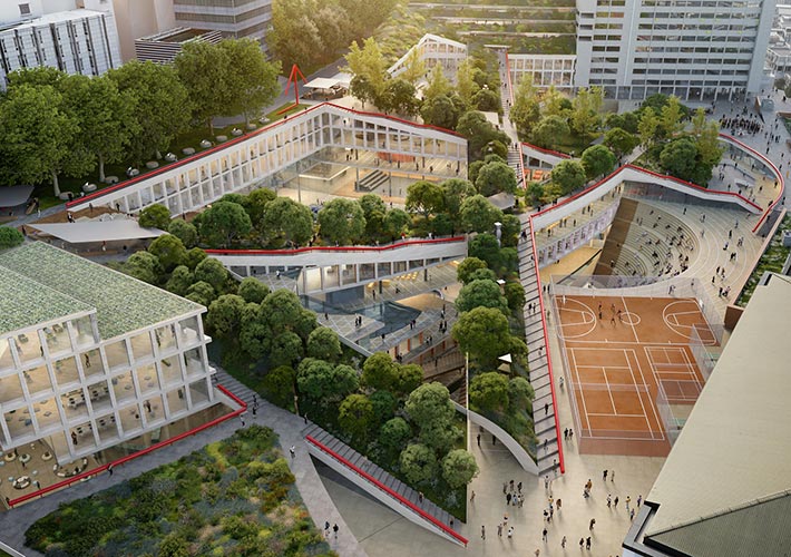New campus for Hongik University, Seoul, South Korea
