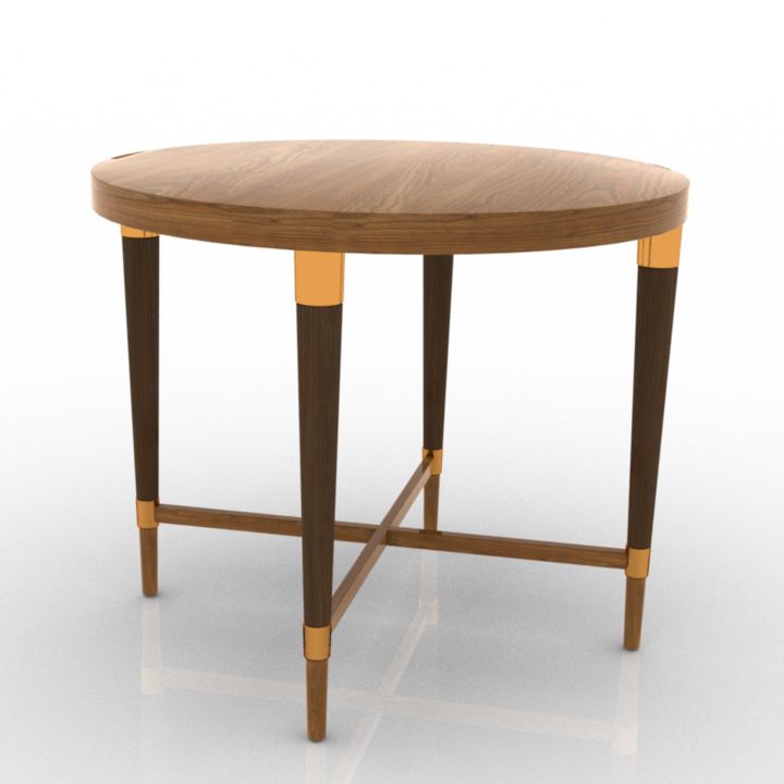 baker affinity table 3D Model Preview #09746c43
