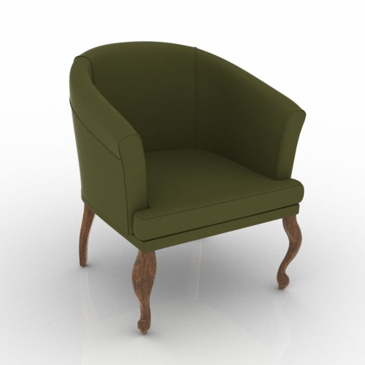 baxter dall armchair 3D Model Preview #c31d0dfb