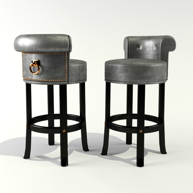 bar chair sf 3D Model Preview #d86edcc2