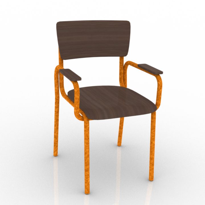bar chair bistro chair armchair 1 3D Model Preview #cea509de