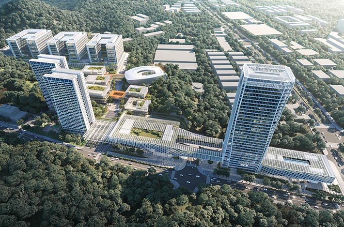 Pengcheng Laboratory Park by 10 Design, Shenzhen, China