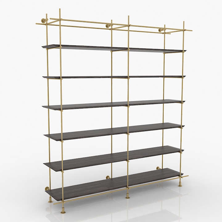 Shelving 3D model large preview