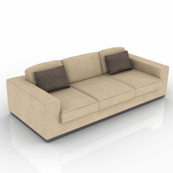 zxcell sofa 3D Model Preview #6afbc154