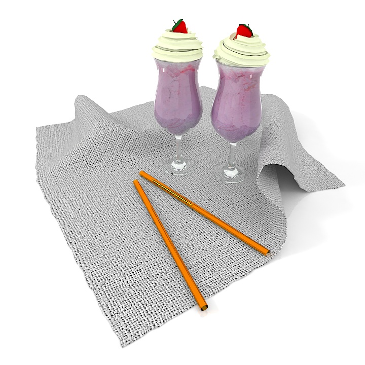 cocktails decor 3D Model Preview #8b8ee5af