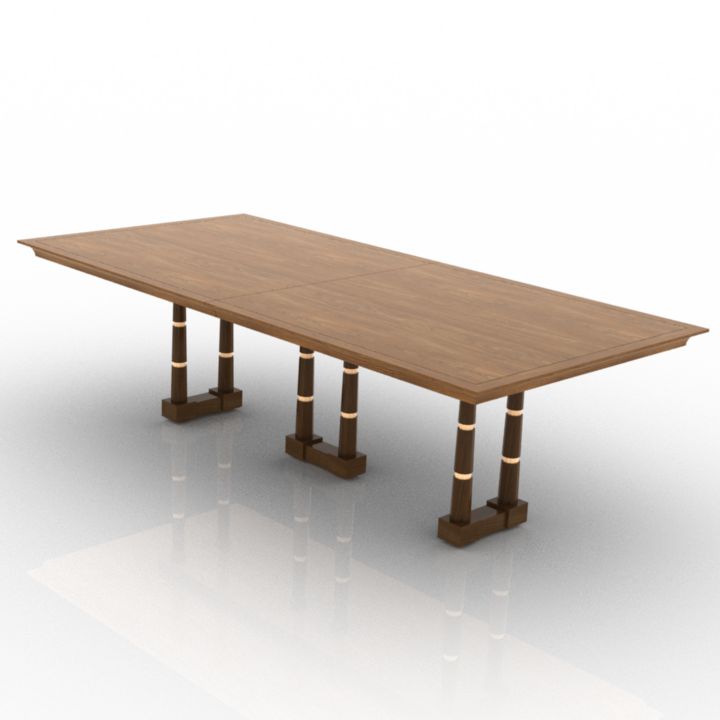 baker column table 3D Model Preview #8a3e517b