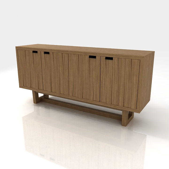 Commode 3D model large preview