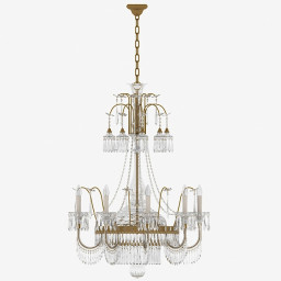 3D Chandelier preview