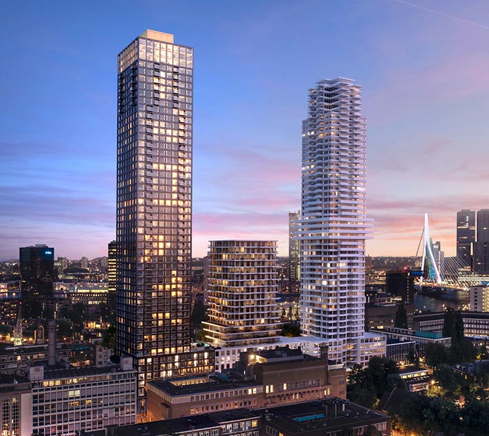 BaanTower by Powerhouse Company, Rotterdam, Netherlands